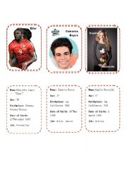 English Worksheet: Personalities 1