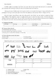 English Worksheet: group session lesson 7th grade