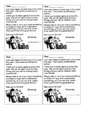 English Worksheet: Welcome poem