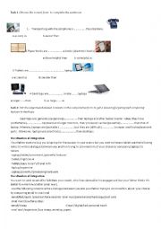 English Worksheet: comparative forms