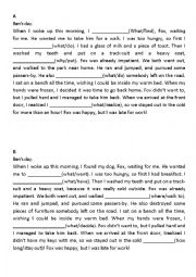 English Worksheet: Pair-Work-Asking Questions-Past Simple