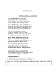 English Worksheet:  William Blake 