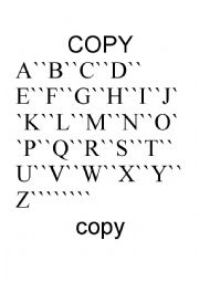 Copy letters