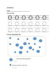English Worksheet: circle