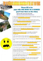 English Worksheet: NATURAL DISASTERS - LISTENING TASK