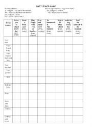 BATTLESHIP - PRESENT TENSES