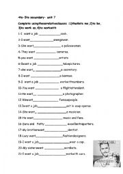 English Worksheet: I want to be a doctor -Relatives clauses about jobs