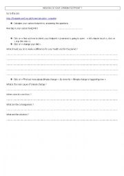 English Worksheet: Calculate your carbon footprint