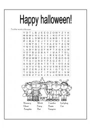 Halloween Worksheet