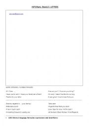 English Worksheet: Email from London