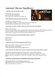 Amistad - Worsheet 