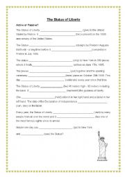 English Worksheet: personal passive