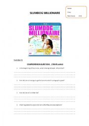 English Worksheet: Slumdog Millionaire