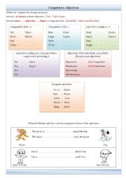 English Worksheet: Comparative Adjectives worksheet