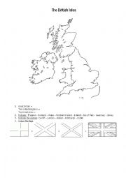 The British Isles + flag 