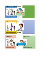 English Worksheet: Possessive pronouns