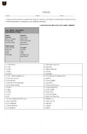 worksheet