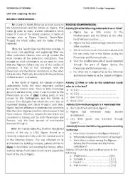 English Worksheet: ancient Algiers