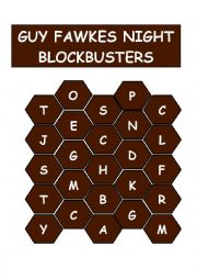 GUY FAWKES BLOCKBUSTERS