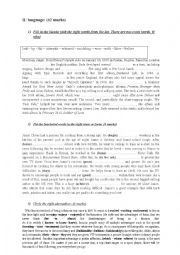 English Worksheet: first mid-term exam for first form Tunisian pupils