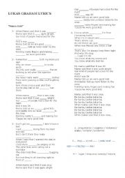 English Worksheet: mama said