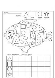 English Worksheet: shapes