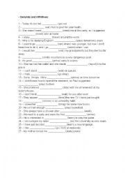 English Worksheet: Gerunds and Infinitives. Make and do