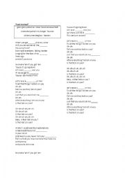 LP - LOST ON YOU SONG WORKSHEET
