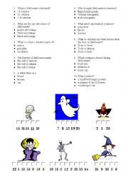 English Worksheet: Halloween_tasks