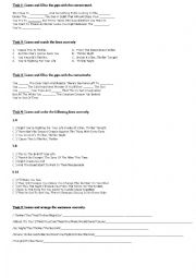 English Worksheet: THRILLER by MICHAEL JACKSON