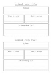 English Worksheet: Information Report Organiser