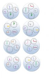 English Worksheet: DOBBLE - CLOK EASY