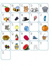 English Worksheet: English alphabet