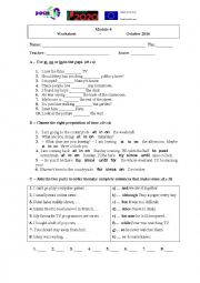 Worksheet