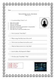 English Worksheet: The Haunting hour - Scary Mary (part 1)