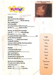 English Worksheet: Memory