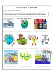 Environmental Problems vocabulary part 1