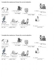 English Worksheet: OPPOSITE - ADJECTIVES