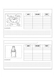English Worksheet: Food Survey