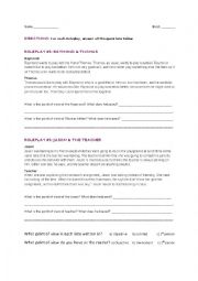 English Worksheet: Perspective (Bias) with Point of View 