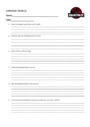 English Worksheet: Dinosaurs