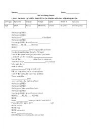 English Worksheet: Waste