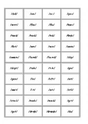 English Worksheet: DOMINO GAME ABOUT PAST SIMPLE-IPA SYSTEM