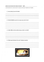 English Worksheet: Matilda