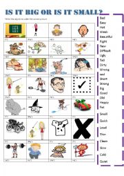 toys big small - ESL worksheet by mailkolha