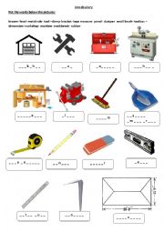 Technical vocabulary 1