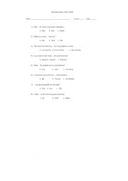 English Worksheet: ppasado irregularr