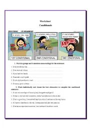 English Worksheet: Conditional worksheet
