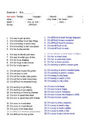 Infinitive fun active worksheet for class