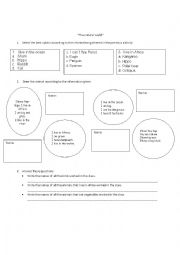 English Worksheet: the natural world